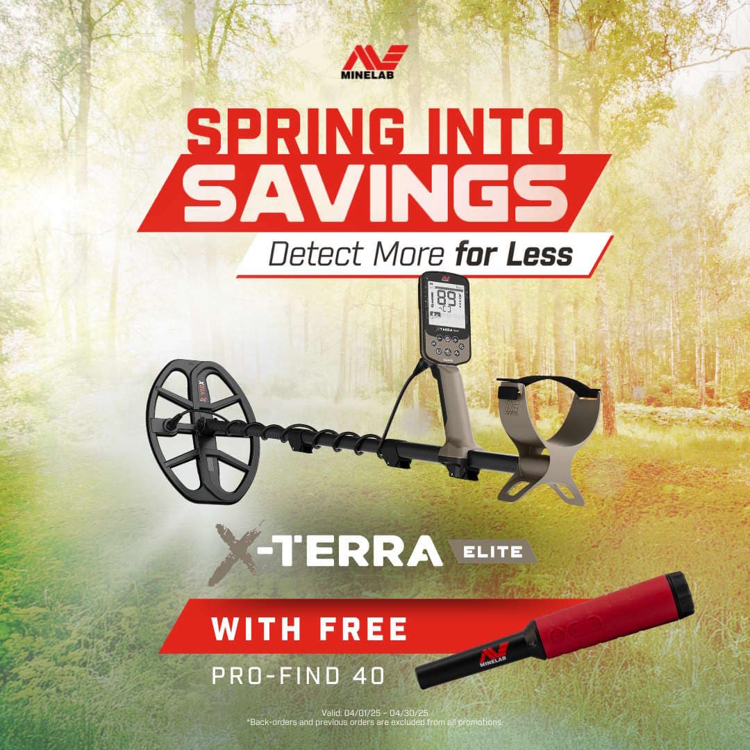 Minelab X-Terra Elite Get a free Pro-Find 40 X-terra Elite Pro Find 40
