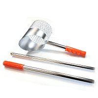 NEL 5″ Supreme Beach Scoop RTG 5″ Supreme Beach Sand Sifter available at Ok John Metal Detectors