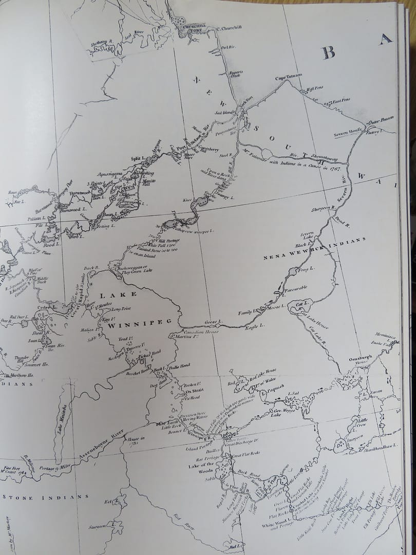 Winnipeg map from 1700's Winnipeg map from 1700's