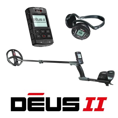XP Deus II Multi-Frequency Coil and Wireless Headphones